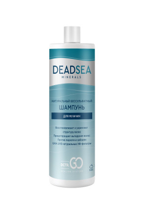 Dctr.Go Бессульфатный шампунь мужской Мертвое море 400 мл
