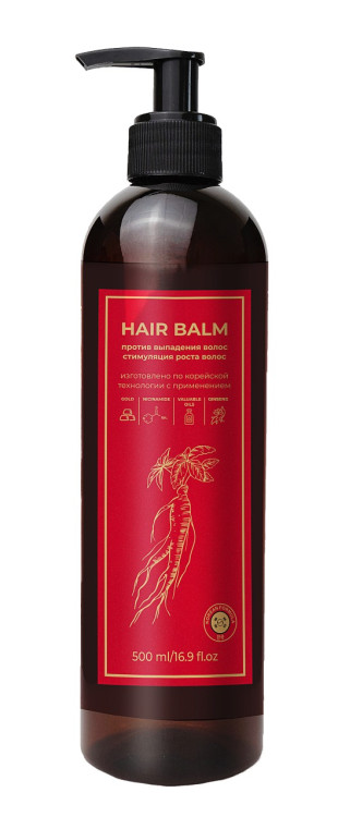 Бальзам для волос с корейским женьшенем и золотом 500 мл в Томске