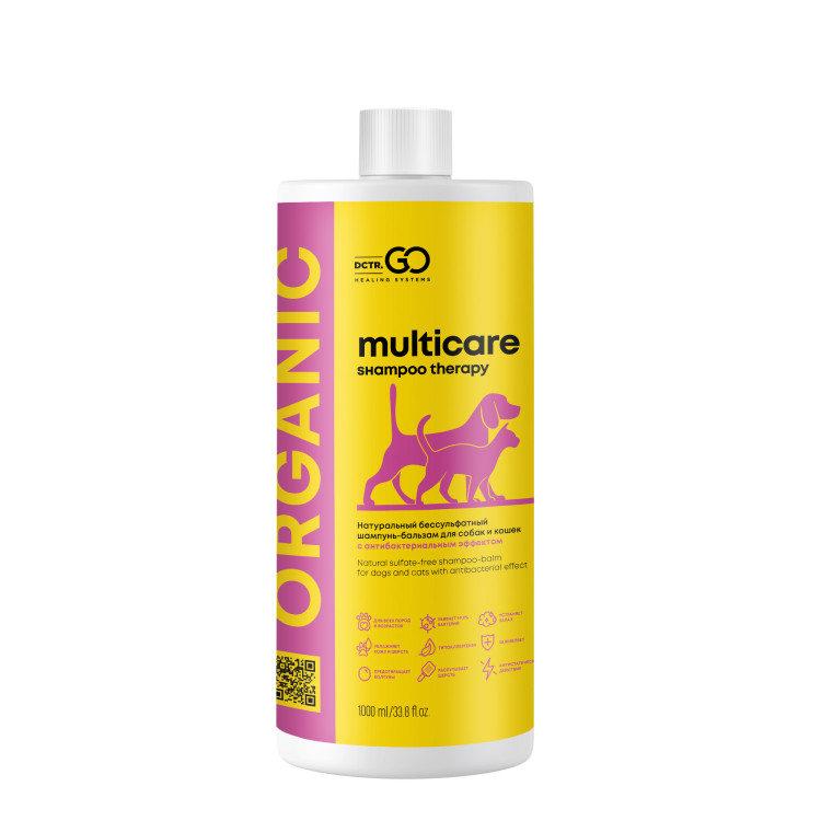 Dctr.Go Шампунь-бальзам для животных Sнampoo Therapy "Мультиуход" 1000 ml в Томске