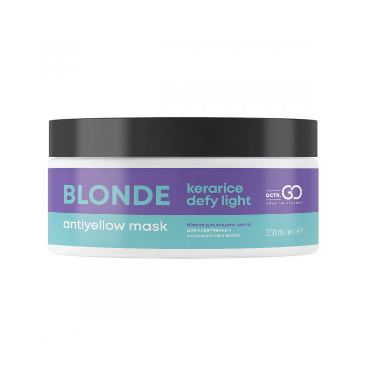 Блонд маска для защиты цвета Kerarice Defy Lidht Dctr.Go 250мл в Томске
